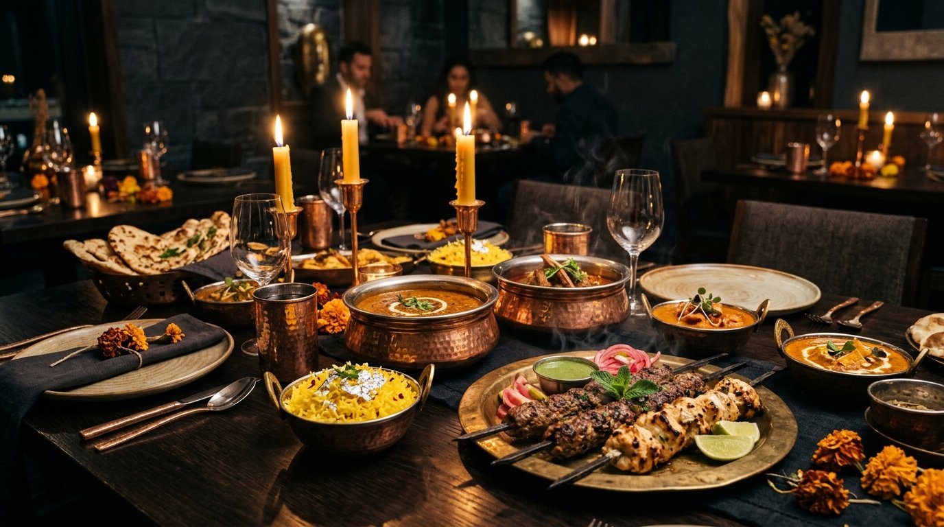 Tawāh Gourmet Fine Dining Table Spread